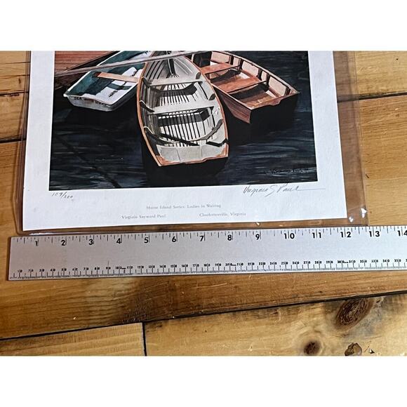 ART Print signed from Virginia Sayward Paul.  “Ladies in waiting” - Picture 5 of 6